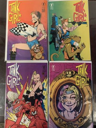 Tank Girl 1st Series 1 - 4 Complete Set - All Issues Actual Scans