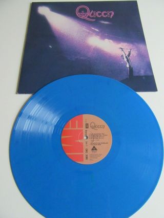 Queen Debut Album Ultra Rare Uk Blue Blue Vinyl Lp