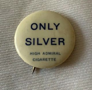 William Jennings Bryan 1896 Silver Political Campaign Pinback Pin Button