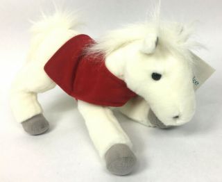 13 " Legendary Wells Fargo Bank Snowflake Pony Plush Tags Horse Stuffed 2011
