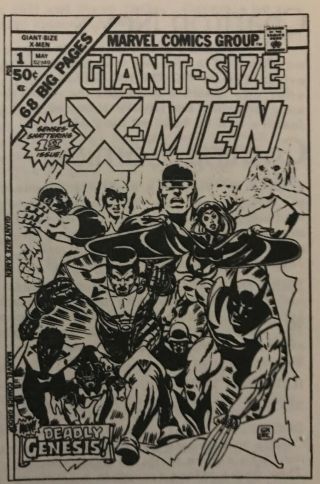 The Comic Reader 117 Comic Book Predates Giant X - Men 1 1975