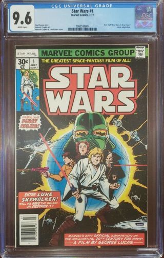 Star Wars 1 Cgc 9.  6 Marvel 1979