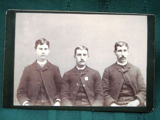 Portland Oregon Multnomah County Sheriff Thomas Jordan Orig 1880s Cabinet Photo