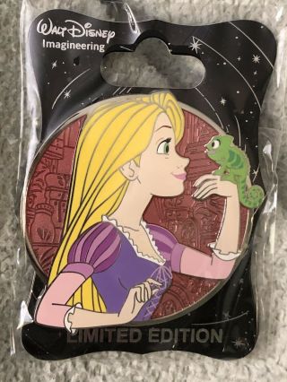 Wdi Rapunzel Profile Pin