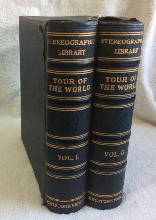 Keystone Stereographic Library Tour Of The World Vol.  1 &2 Complete Set 100 Cards