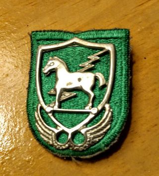 Very Early 10th Special Forces Group Flash And Crest