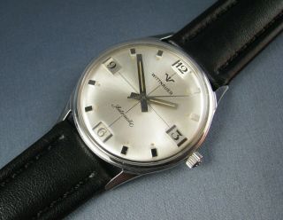 Vintage Longines Wittnauer Automatic Mens Watch 17j 11kas 1960s Serviced