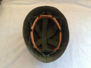 U.  S.  Military 1967 Dsa Vietnam Era Helmet Liner W/ Steinberg Bros Webbing 47