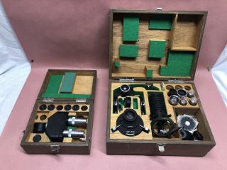 Vintage Unitron Microscope Parts Ump - 569 Bi - 3203,  More (c)