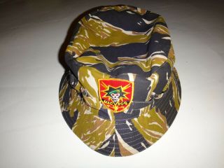 Vietnam War Us 5th Special Forces Group Macv - Sog Tiger Stripe Boonie Hat