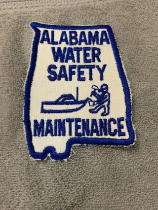Alabama Water Safety Maintenance Patch