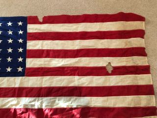 Distressed 48 Star US Flag Sewn Stripes Printed Stars 3x5 Style A Fast Color 3