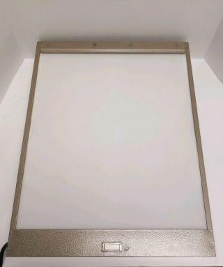 Vintage X - Ray Reader Light Box 20 " X15 " Great Shape Back Lit Retro Fixture
