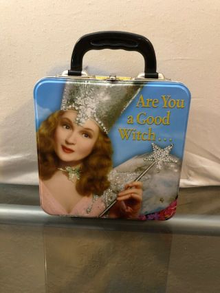 The Wizard Of Oz “witches” Metal Lunch Box Square Tin Tote / Box 18