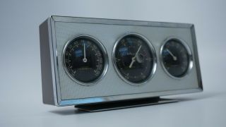 Vintage Airguide Weather Station Barometer Thermometer Hygrometer Mcm Retro