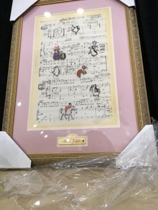 Rare Disney Mary Poppins Jolly Holiday Framed 8 Pin Set Le/500
