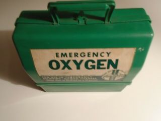 Vintage Sphere Emergency Oxygen Tanks Safety Labs 1950s/60s Breath - O - Life - Parts