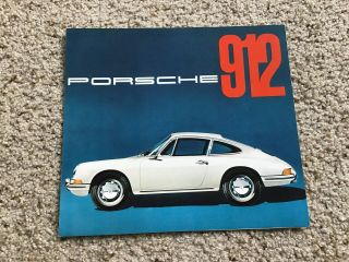 1965 Porsche 912 Sales Literature.