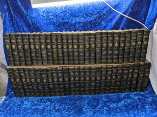 1909 - 1910 Set Of 51 Volumes The Harvard Classics P.  F.  Collier Vintage Complete