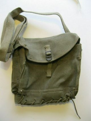 Un - Issued French Indo China Vietnam Mle - 1951 Combat Medic Web Pouch