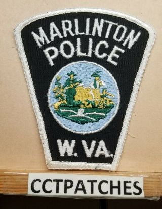 Marlinton,  West Virginia Police Shoulder Patch Wv