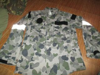 Australia Navy Camo Cotton Shirt,  Very Good