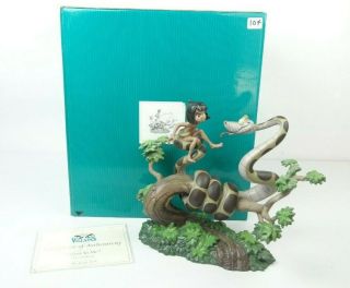 Disney Wdcc 4004518 Jungle Book Kaa And Mowgli Trust In Me W/coa