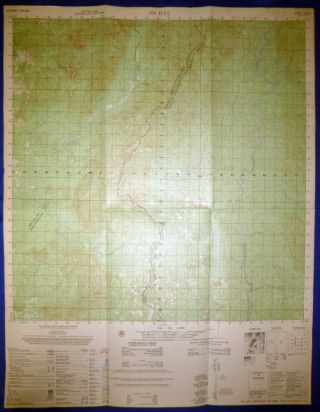 6437 Ii - Vietnam Cambodia Border - 1969 Ussf War Map - Kontum,  Plei Trap Valley