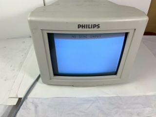 Philips Mcmd02aa Crt Monitor Display Ultrasound Machine Vintage Gaming