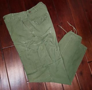 Vietnam Us Army 2nd Pattern Poplin Jungle Pants,  Regular - Small