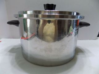 Lustre Craft 8 Qt.  Stock Pot / Dutch Oven 18.  8 Stainless 3 Ply