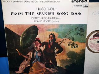 @hmv Asd 378 White/gold Fischer - Dieskau Hugo Wolf: Spanish Song Book Moore