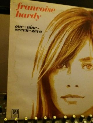 FRANCOISE HARDY - one nine seven zero VINYL LP United Artists 1970 2