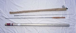 Orvis Graphite Flea Fly Fishing Rod 6.  5 - Feet 4 Line 1 3/8 Oz W/sock & Case Vtg