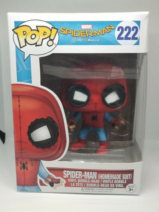 Funko Pop Spider - Man Homecoming - Spider - Man (homemade Suit) 222