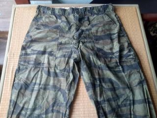 Vietnam War Tiger Stripe Camouflage Pants Made By Chief