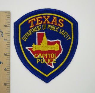 Texas Department Of Public Safety Capitol Police Patch Vintage
