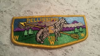 Vintage Boy Scouts Patch Oa Pellissippi Lodge 230 Www Order Of The Arrow