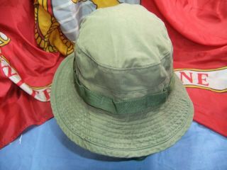 Vietnam Us Army Og - 107 Green Poplin Jungle Boonie Hat