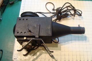 magic lantern slide projector w SPENCER LENS adjustable angle base, 3