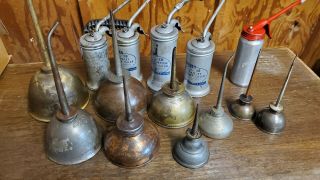 14 Vintage Pump Oilers Eagle And Others