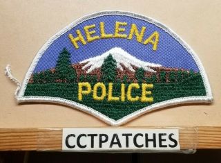 Vintage Helena,  Montana Police Shoulder Patch Mt