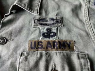 Vietnam War US Army 101st Airborne Div.  & 173rd Ariborne Brigade OG - 107 Shirt 2