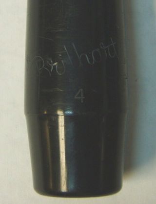Vintage Brilhart Level Air 4 Tenor Saxophone Mouthpiece In