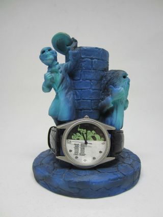 Disney Haunted Mansion 3 Ghost Figurine & Wrist Watch Limited Edition