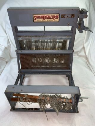 Vintage Structo Artcraft 8 " Loom,  4 Harness - As - Is