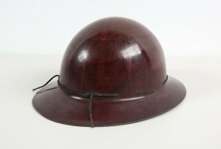 Vintage Antique Msa Skullgard Miners Safety Helmet Hard Hat Full Brim Type " K "
