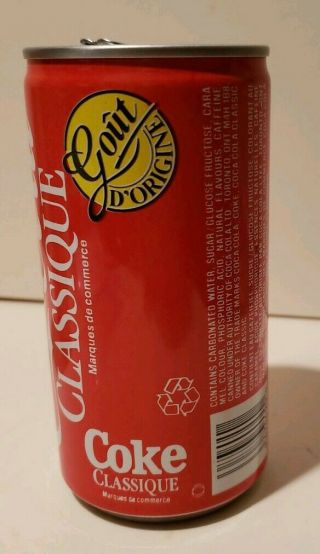 Coca Cola Classic Classique can from Canada 280ml Taste 2
