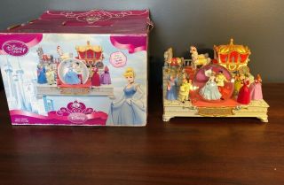 Disney Store Exclusive 60th Anniversary Cinderella Wedding Music Snow Globe