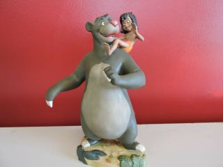 Disney Wdcc Baloo & Mowgli “good Ol’ Papa Bear” From The Jungle Book